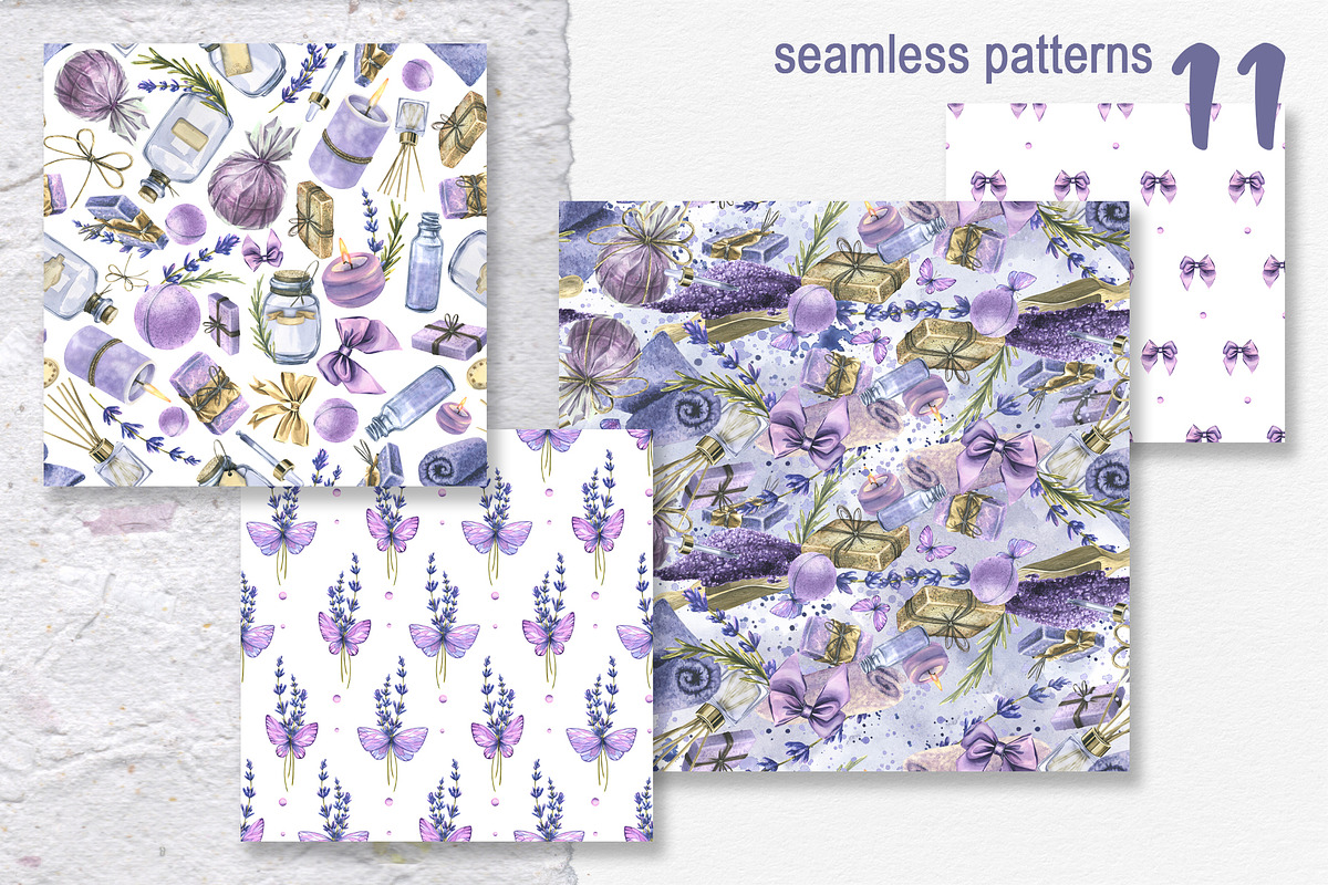 Lavender Spa Watercolor Set, an Illustration by NATASHA CHU (Photo 16 of 19)