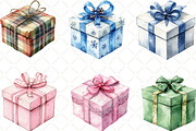 Christmas Gifts Box Clipart, an Illustration by Black Bird Studio (Thumbnail 3 of 6)