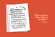 Daily Paperdraft, a Handwritten Font by Yktypstd (Thumbnail 3 of 7)