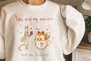 Valentine Cat PNG Bundle, a Graphic by GlitterCraft (Thumbnail 64 of 101)