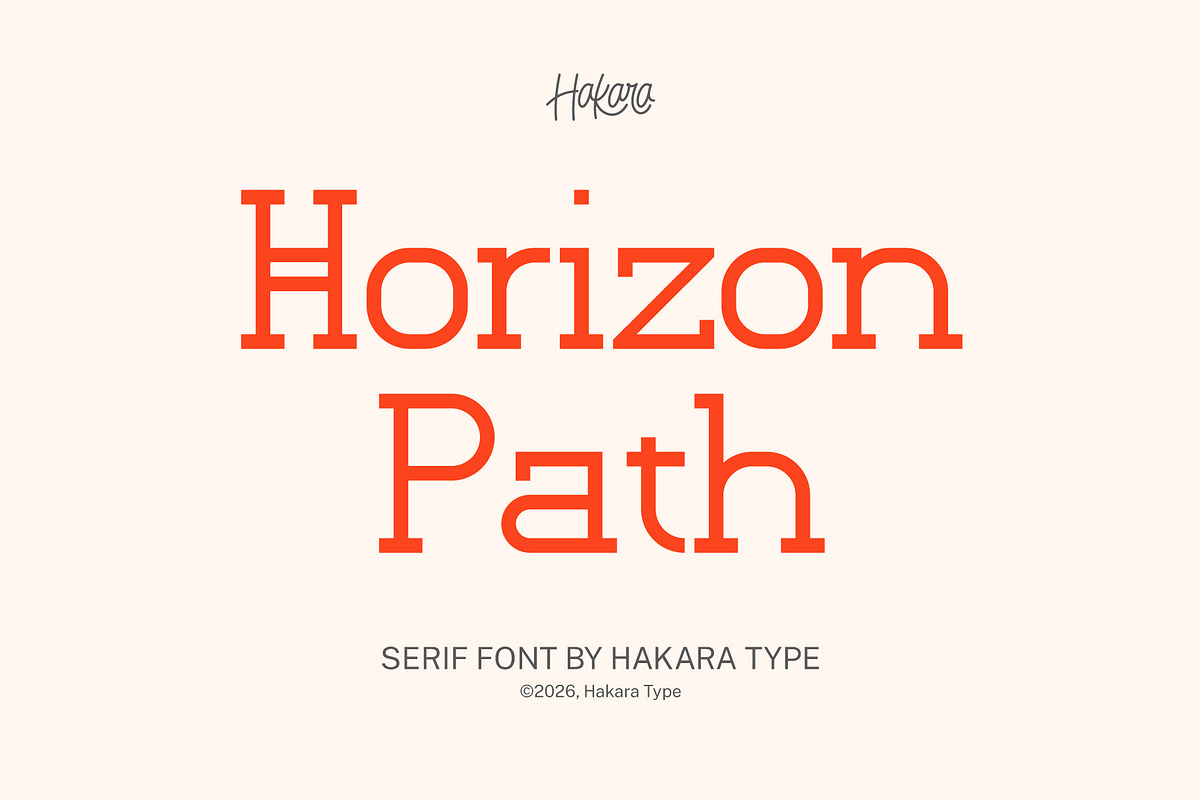 Horizon Path – Modern Serif Font, a Serif Font by Hakara Type (Photo 1 of 14)