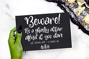 Something Wicked -spooky script font, a Font by Amber Nest Design (Thumbnail 4 of 10)