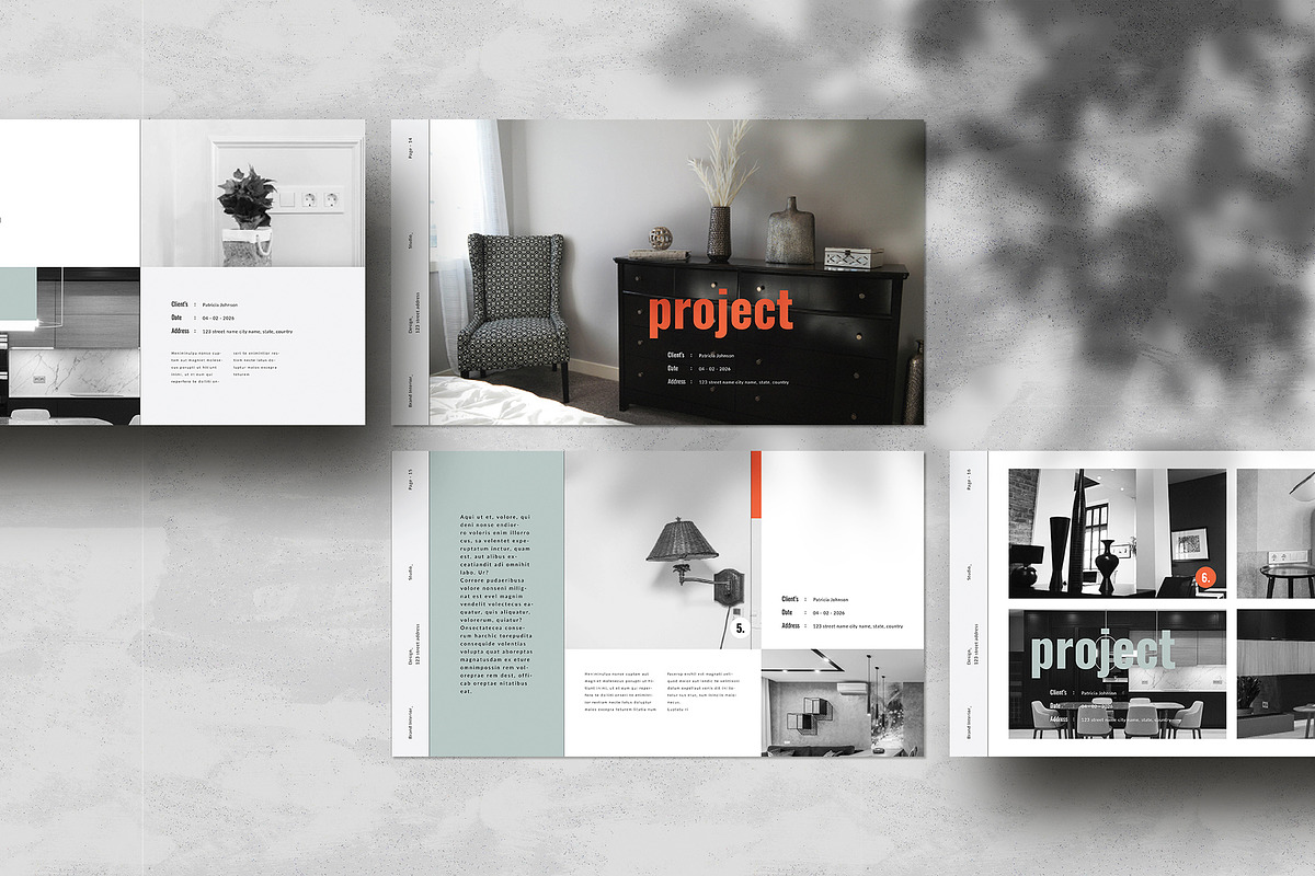 Interior Design Template, a Presentation Template by White Graphic (Photo 6 of 7)
