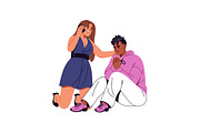 First aid in emergency accidents set, a Healthcare Illustration by PaperTrident (Thumbnail 8 of 13)