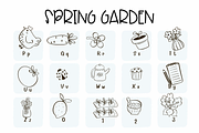 Spring Garden | Symbols Fonts, a Symbol Font by Sirinart (Thumbnail 3 of 7)