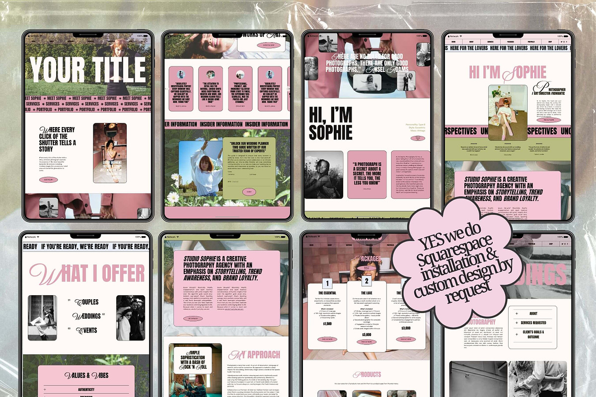 Photography Website Template, a Templates & Theme by Kill Vanilla Studio (Photo 4 of 9)