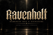 Ravenholt – Blackletter Typeface, a Blackletter Font by Wow Magic (Thumbnail 4 of 4)