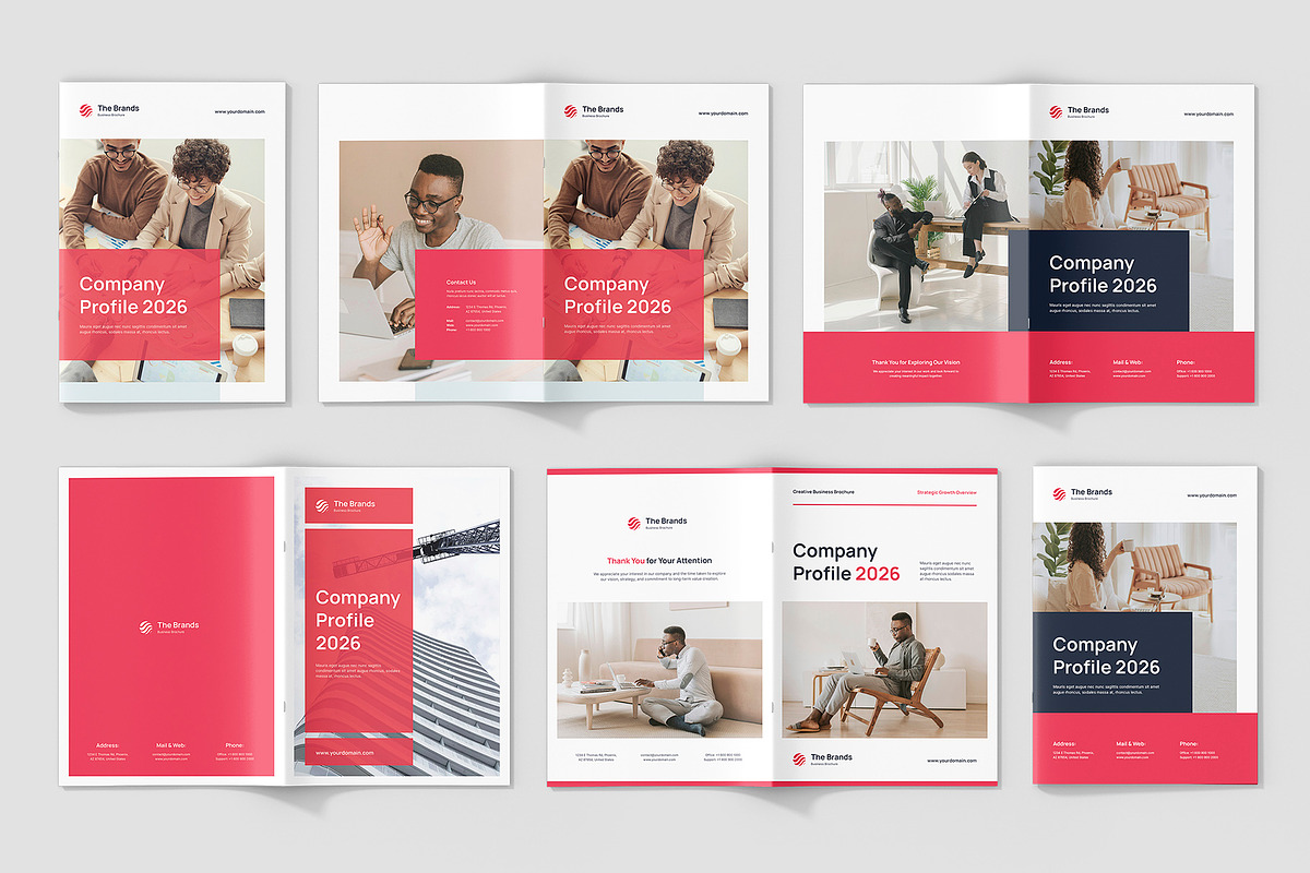 Business Brochure Company Profile, a Brochure Template by artbart (Photo 3 of 9)