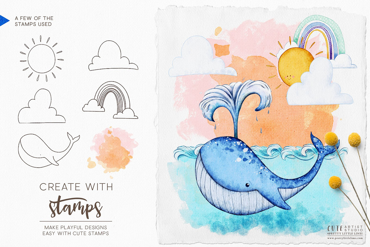 Brushes, Stamps & Texture Toolbox, a Brush Add-On by Pretty Little Lines (Photo 7 of 21)