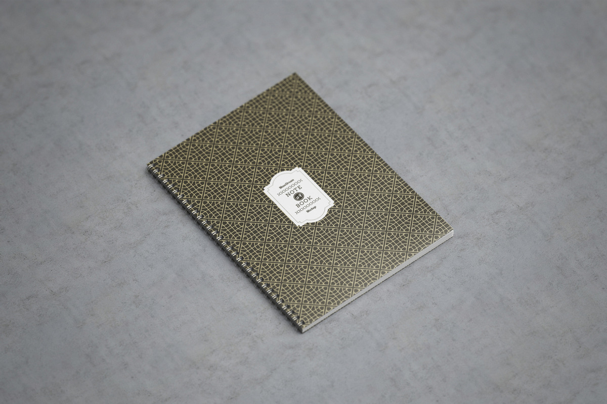Sketchbook / Notebook Mock-Up, a Print Template by MassDream (Photo 4 of 13)