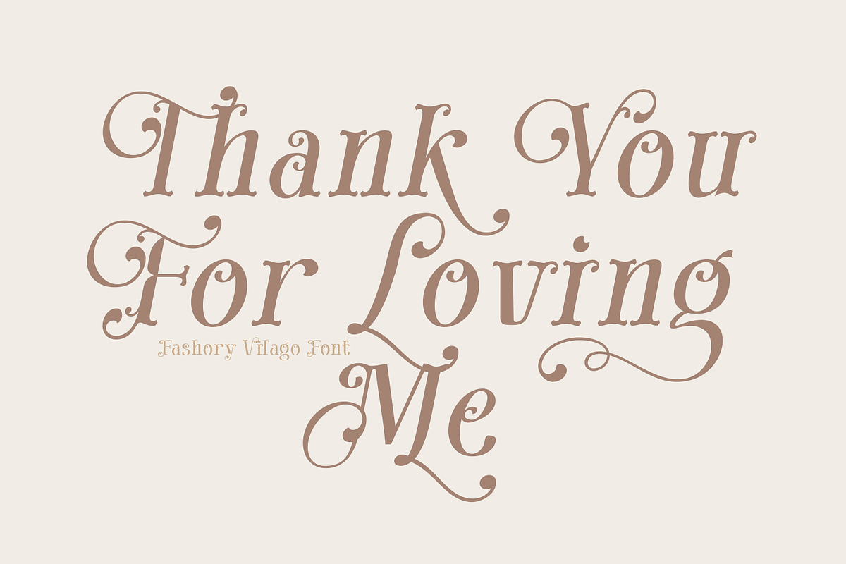 Fashory Vilago Font, a Serif Font by TypeClassHeroes (Photo 10 of 10)