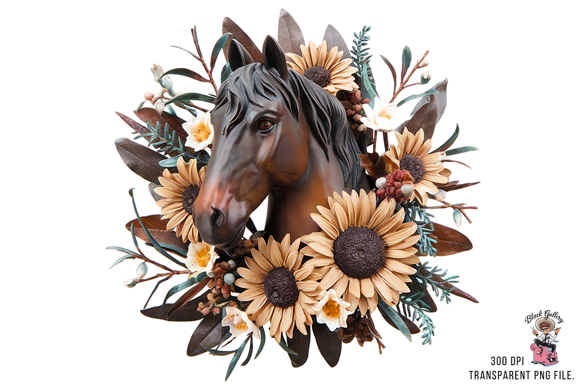 Horse Clipart PNG Bundle, a Graphic by Clipart Bloom (Photo 8 of 12)