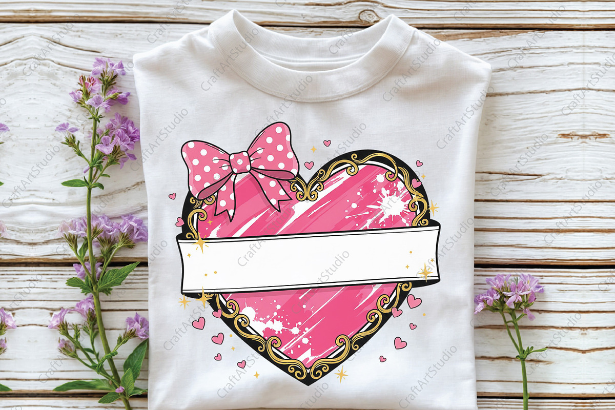 Personalized Name Valentine’s Day, an Illustration by CraftArtStudio (Photo 2 of 4)