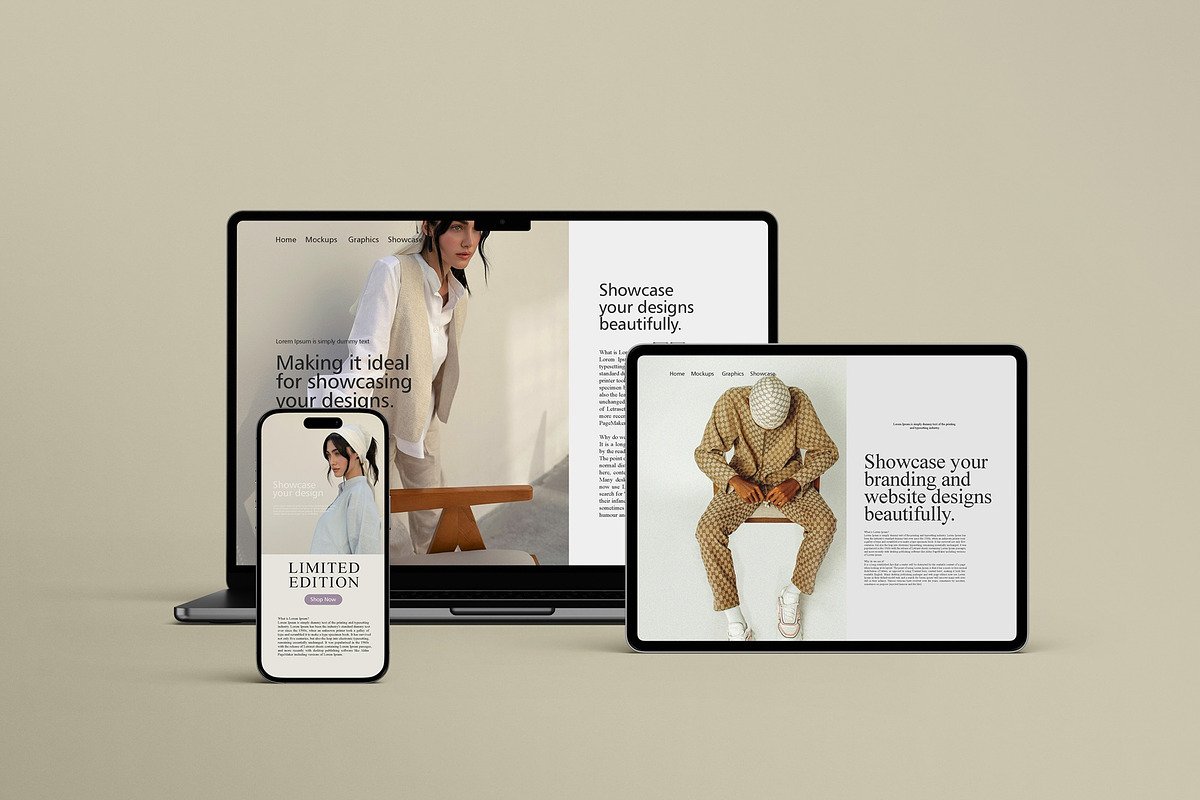Multi Device Mockup - Scene Creator, a Wearable Device Mockup by Tahtagraphic (Photo 2 of 14)