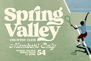 Sunday Club - Retro Serif, a Serif Font by Fenotype (Thumbnail 6 of 15)