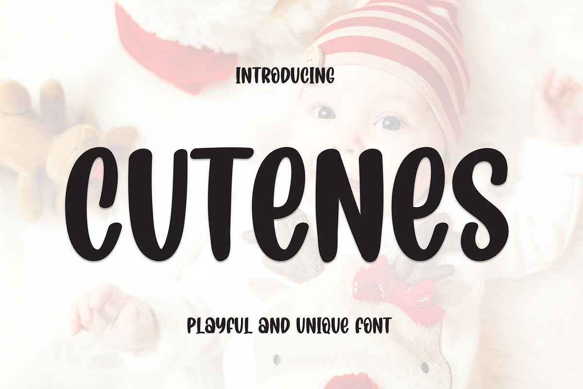 Cutenes | Script Font, a Script Font by Scratchones (Photo 1 of 8)