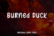 Burned Duck - Playful Brushed Comic, a Handwritten Font by Mightyfire (Thumbnail 1 of 4)