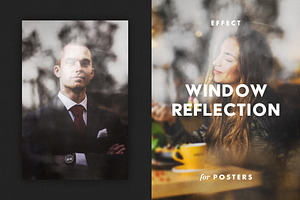 Window Reflection Effect For Posters