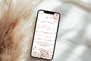 Floral Bridal Shower Smartphon Evite, an Invitation Template by Digital_Mind (Thumbnail 4 of 6)