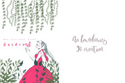 Secret garden procreate stamp brush, a Brush Add-On by Meisanmui (Thumbnail 6 of 8)