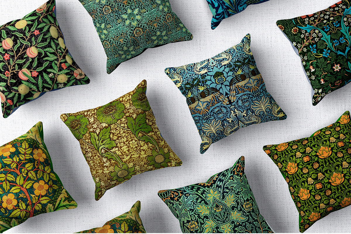 William Morris Seamless Patterns 4, a Pattern Graphic by ARTOZEN DIGITAL (Photo 2 of 10)