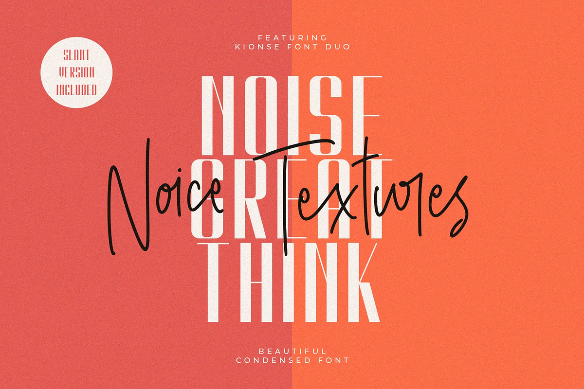 Kionsa - Ultra Condensed Font Duo preview 6