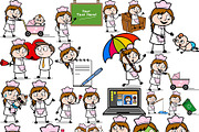 Waitress ~ Cartoon Character Set, a Food Illustration by The Toon Company (Thumbnail 4 of 10)