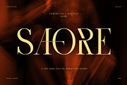 Saore Luxury Ligature Serif Font, a Serif Font by Perfectype (Thumbnail 1 of 8)