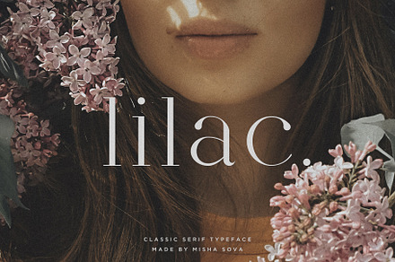 lilac - classic serif