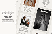 Luxury Canva Pinterest Templates, a Marketing Template by Glo Design Studio (Thumbnail 2 of 10)