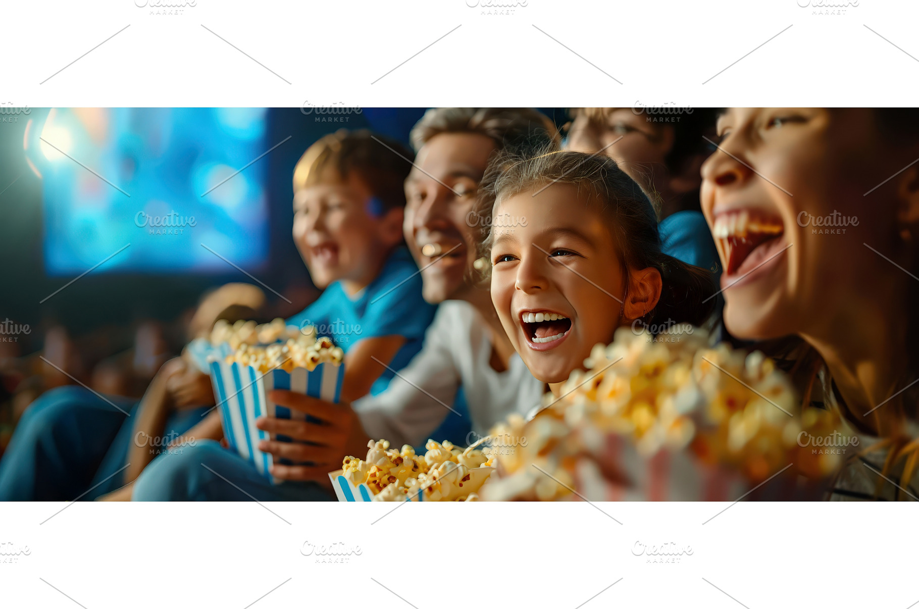 Excited Children Watching Movie and, an Architecture Photo by piter.goskov