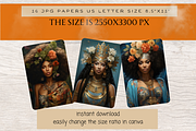 AFRO AMERICAN GODDESS JUNK JOURNAL, a Person Illustration by Daring Digies (Thumbnail 4 of 6)