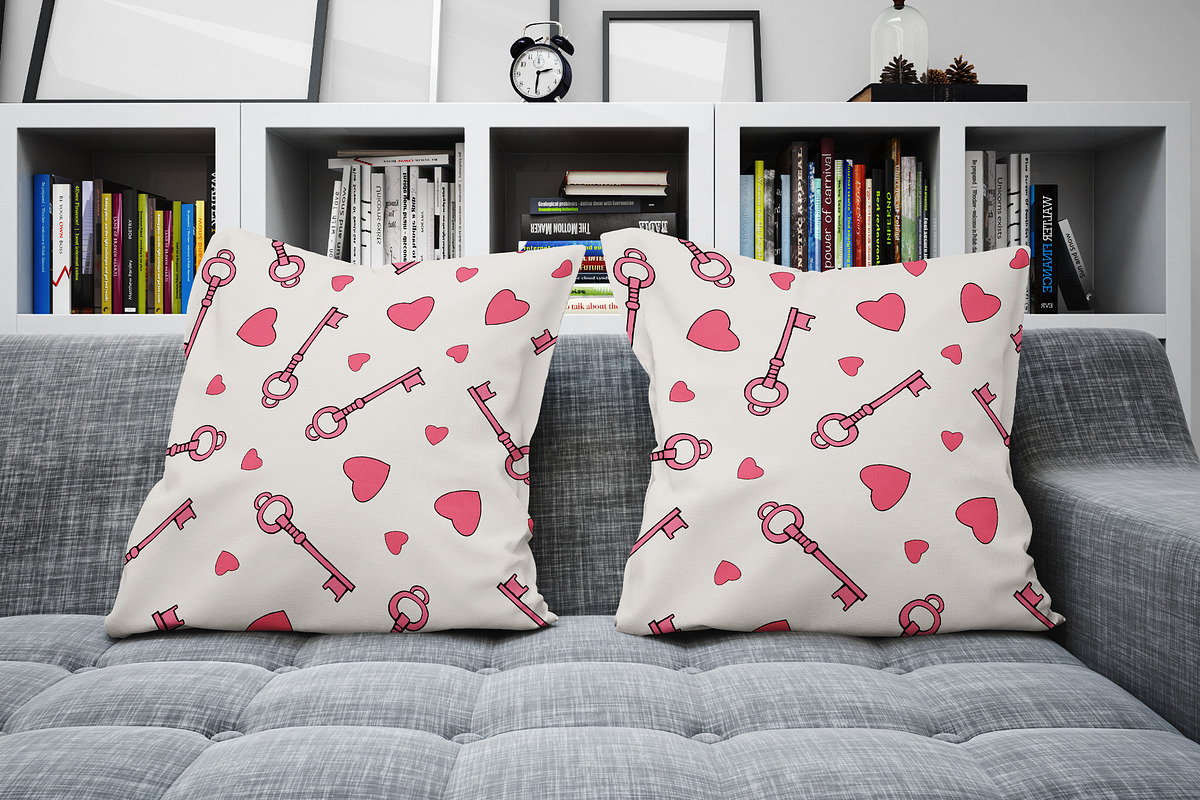 Whimsical Valentine Seamless Pattern, a Pattern Graphic by Groovy Arts (Photo 5 of 5)
