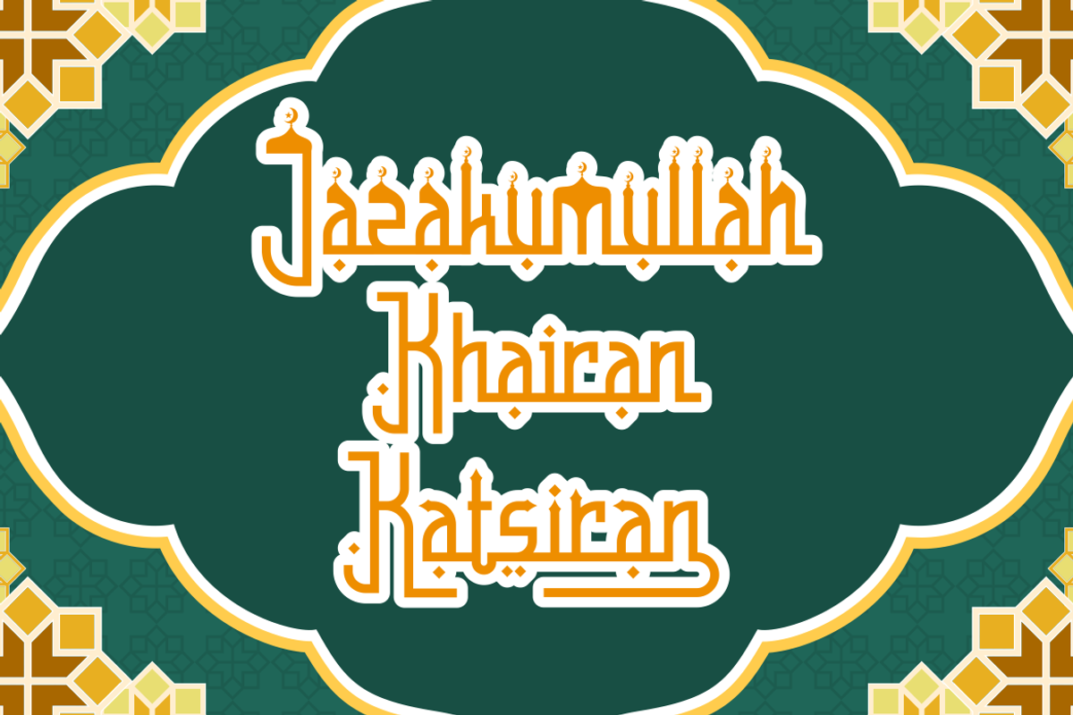 Nashir Nectar - Modern Islamic Font, a Font by PutraCetol Studio (Photo 2 of 11)