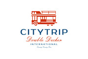Double Decker Bus Logo, a Branding & Logo Template by Buqancreative (Thumbnail 1 of 3)