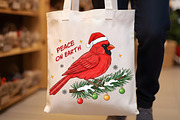 Merry Christmas Cardinal Hand-Drawn, an Illustration by SinaCreation (Thumbnail 4 of 7)