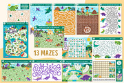 Dinosaur games and activities, an Education Illustration by Lexi Claus (Thumbnail 3 of 15)