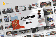 Running Sport Google Slides Template, a Presentation Template by fluffstudio (Thumbnail 1 of 4)