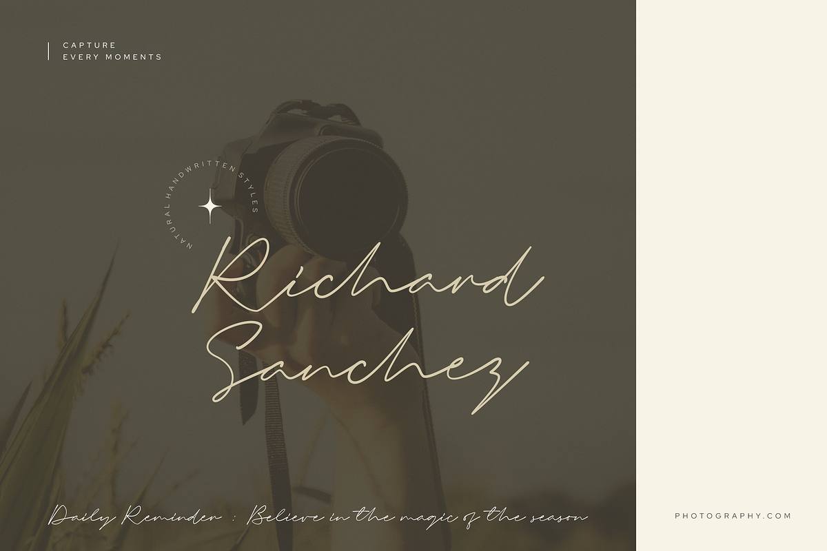 Bright Starla - Handwritten Script, a Script Font by Namara Creative Studio (Photo 6 of 13)