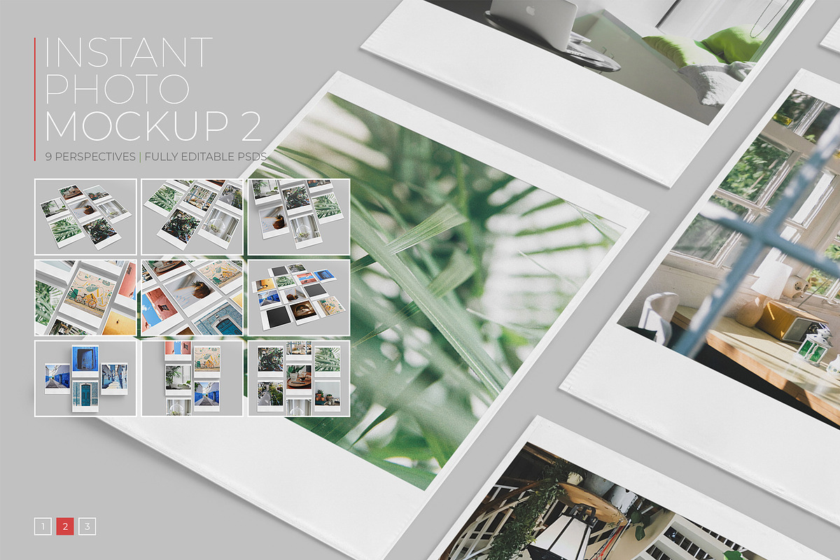 Instant Photo Mockup Bundle, a Mockup by KIPET (Photo 3 of 34)