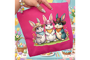 Cute Rabbit Png Cute Easter Bunny, an Illustration by Designking (Thumbnail 6 of 6)