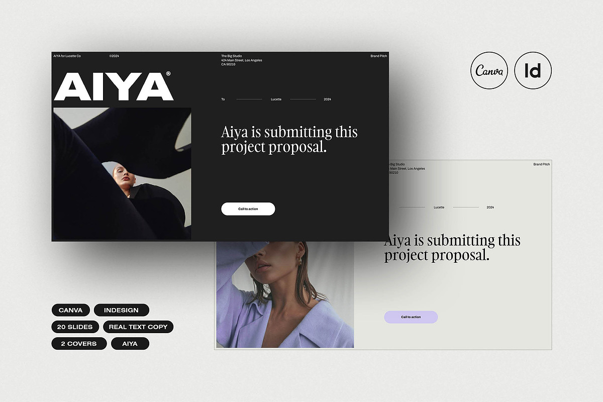 AIYA | Proposal, a Presentation Template by Studio Standard (Photo 1 of 11)