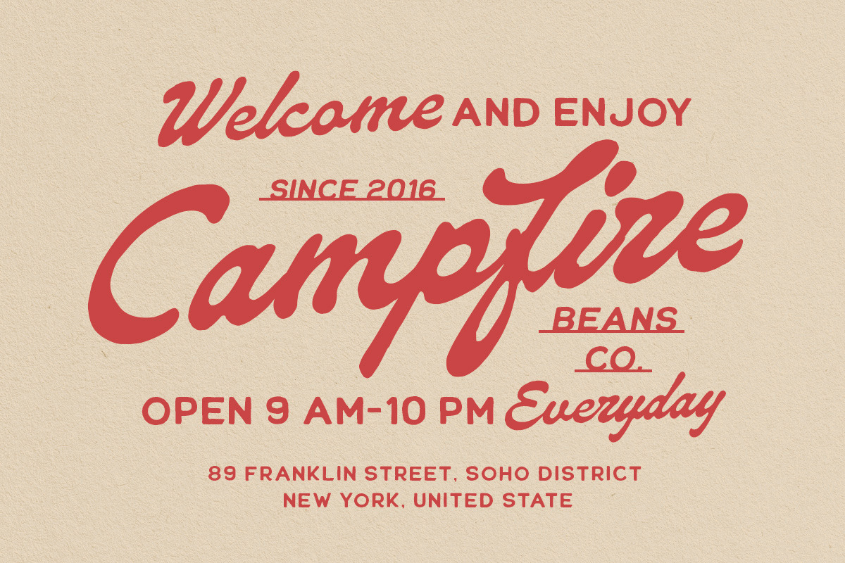 Friday Match Vintage Sporty Script, a Script Font by Letterhend Studio (Photo 6 of 11)