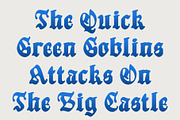 CS Rebelion Drawn, a Blackletter Font by Craft Supply Co. (Thumbnail 3 of 8)