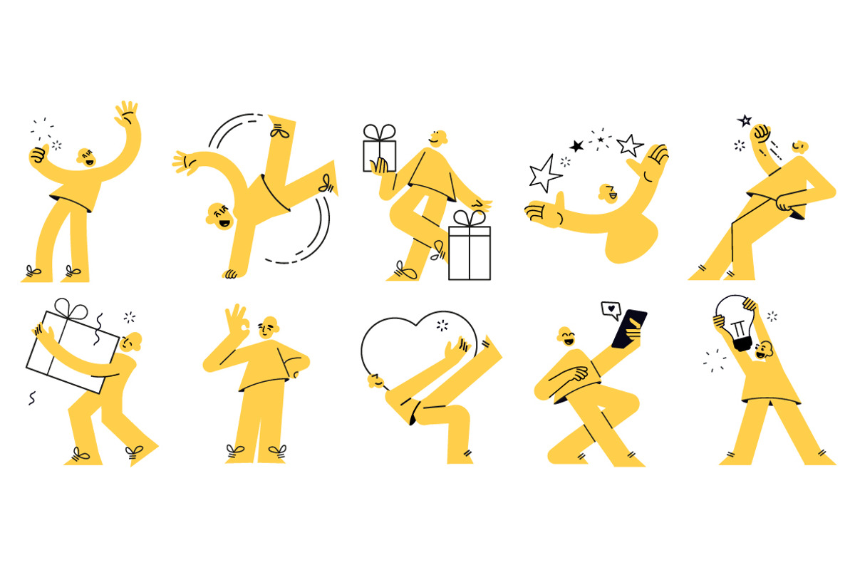 Happy People, a Person Illustration by PureSolution (Photo 3 of 3)