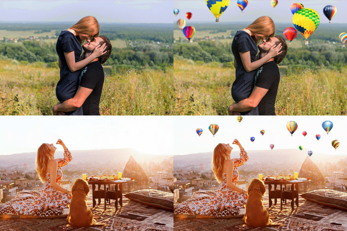 Hot Air Balloon Overlay, an Object Graphic by VligCreativeStudio (Photo 4 of 6)