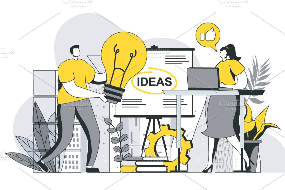 Business Outline Illustrations, a Templates & Theme by alexdndz (Photo 13 of 52)