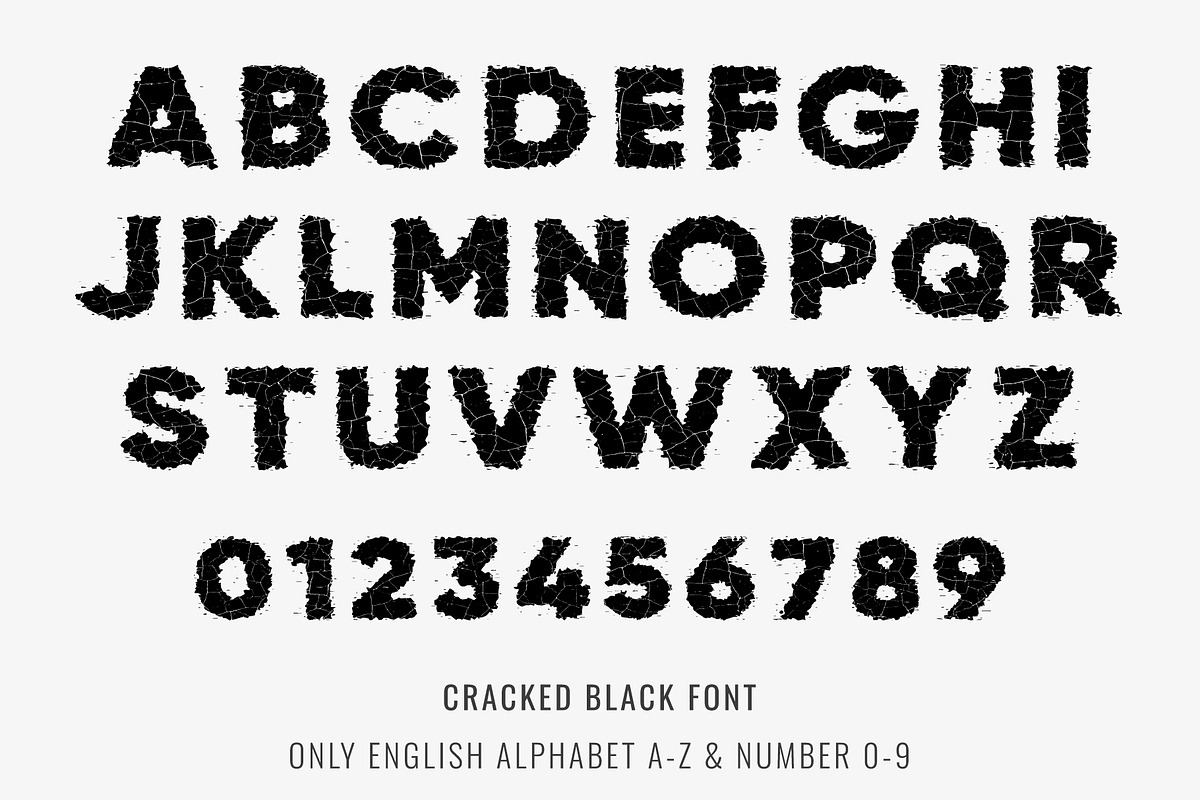 Cracked Font, a Font by Font Craft Studio (Photo 6 of 7)