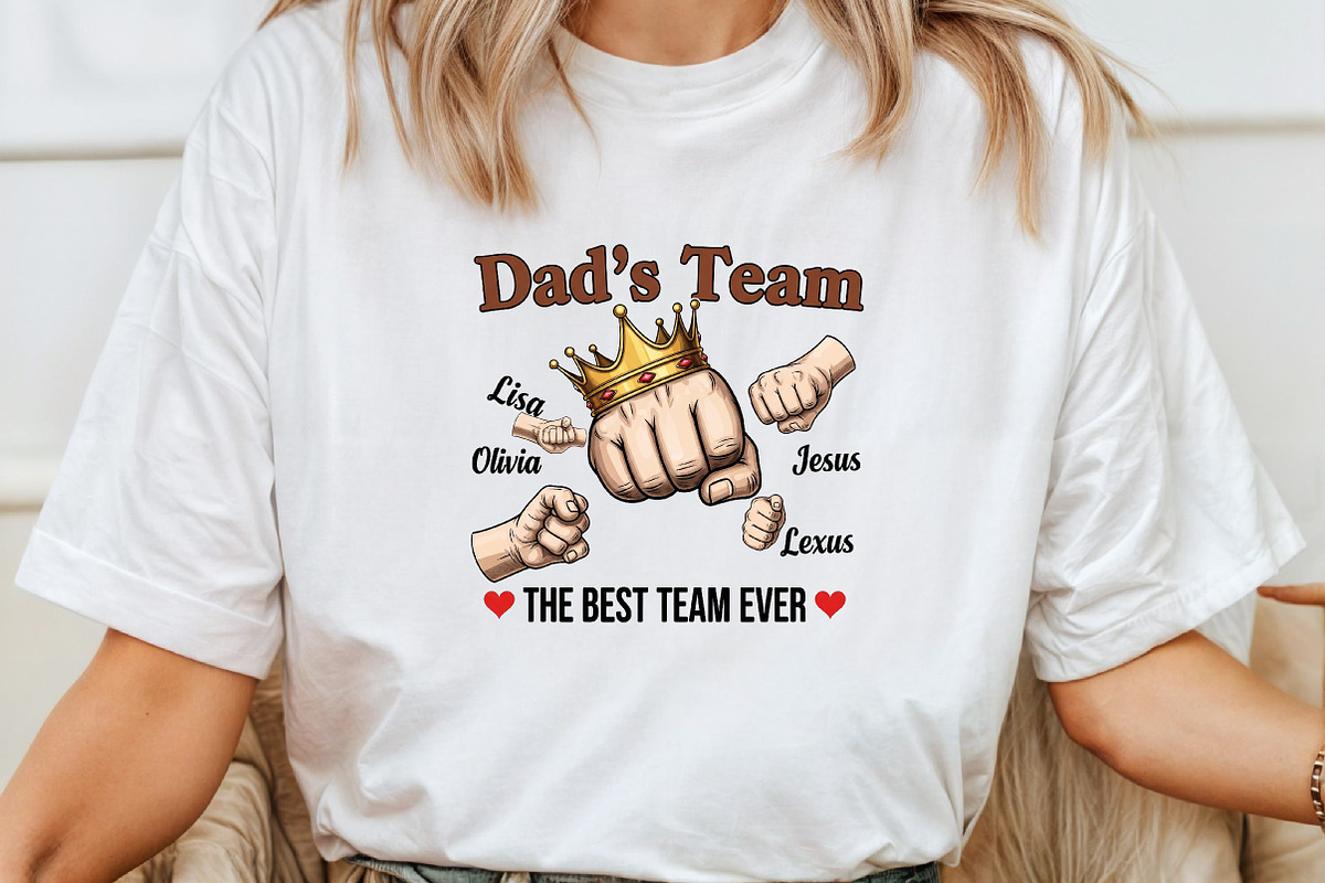 Personalized Dad Sublimation Bundle, an Illustration by DreamArtGraphic (Photo 4 of 4)