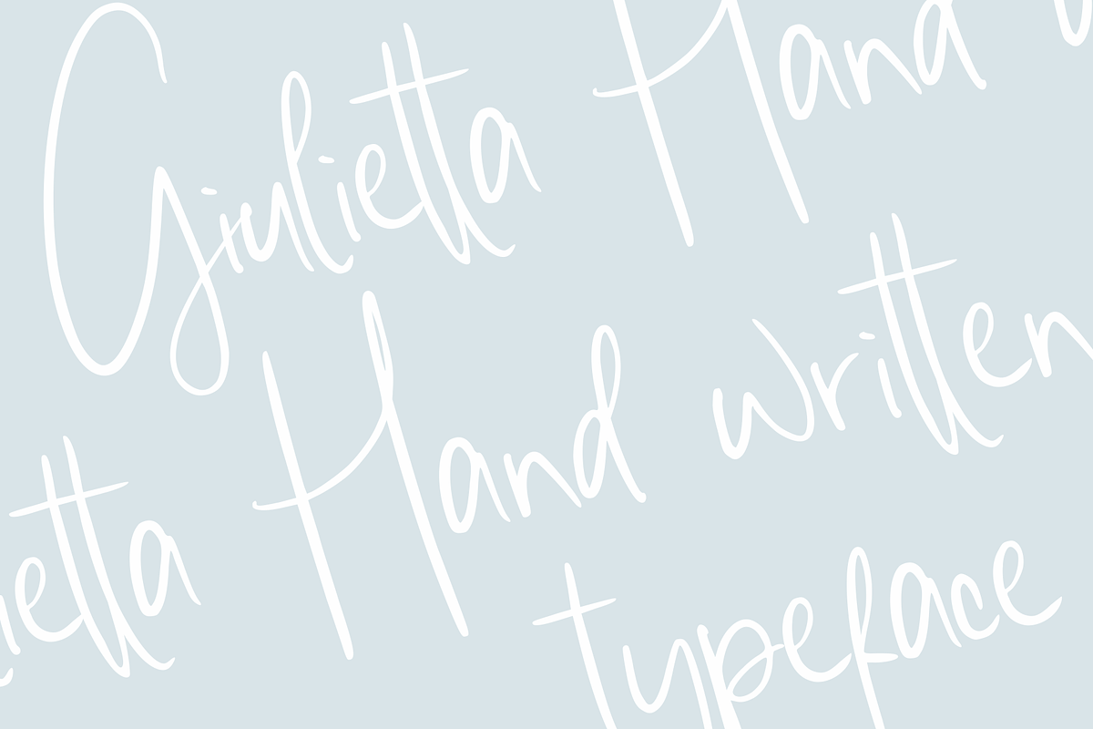 Giulietta // handwriting preview 2